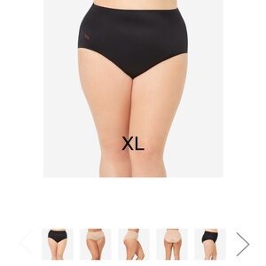 Ruby ribbon 🎀 NWT‎ Black High-Waist Brief in Black